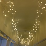 61M 1000 LED Christmas Icicle light Warm White (Clear Cable)